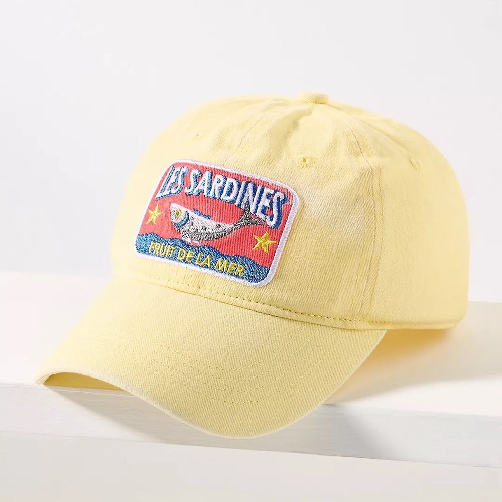 NWOT - By Anthropologie Washed Cotton Nautical Baseball Cap
